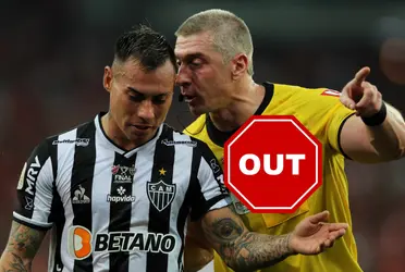El delantero pasa malos momentos en el Mineiro y los hinchas piden su salida inmediata. 