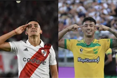 Este sábado se enfrentaban River Plate ante Defensa y Justicia, por una nueva fecha del fútbol argentino, y en ambos planteles se encontraban los hermanos Solari.