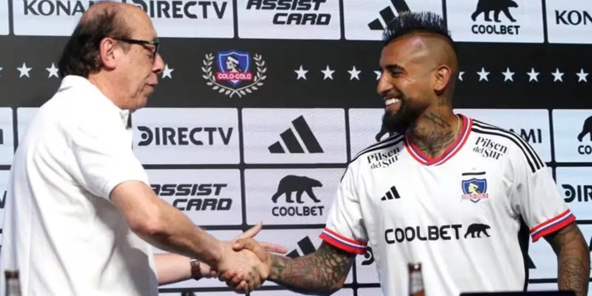 Arturo Vidal ya impacta en Colo Colo