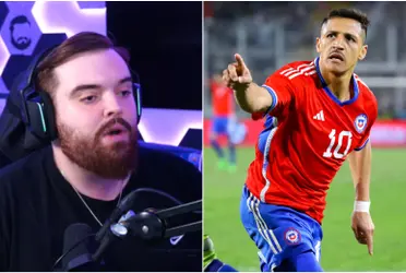 El chileno fue contactado por el streamer español.