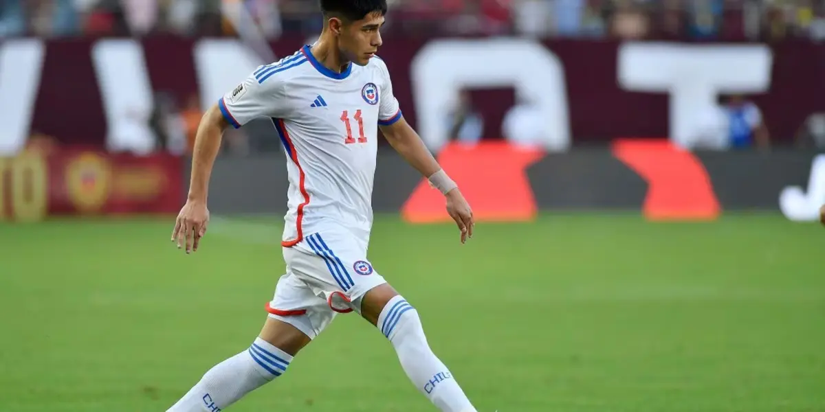 El futbolista ingresó en el segundo lapso, entró muy bien y generó peligro para la Roja. 