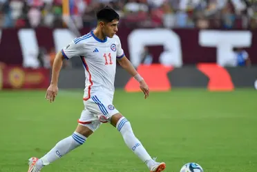 El futbolista ingresó en el segundo lapso, entró muy bien y generó peligro para la Roja. 