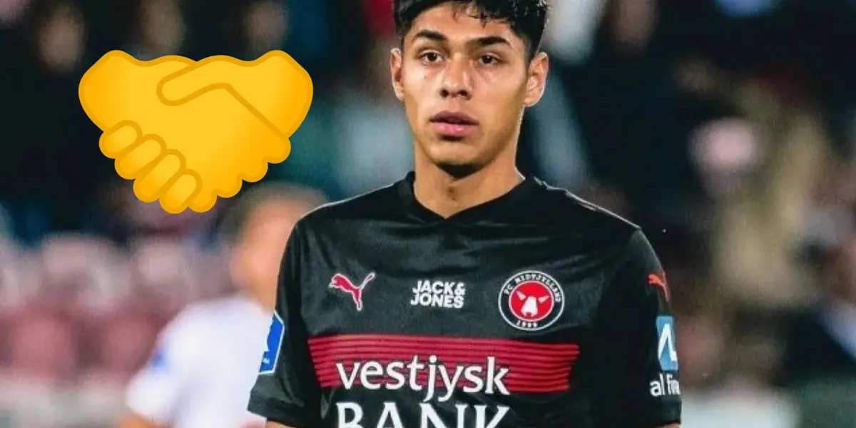 El jugador del Midtjylland no para de recibir elogios y su DT fue el protagonista en este caso. 