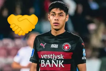 El jugador del Midtjylland no para de recibir elogios y su DT fue el protagonista en este caso. 