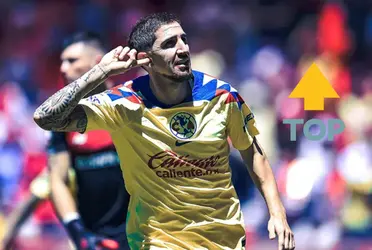 El volante de las águilas nuevamente se hizo presente con un gol en el empate del América. 