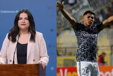 La ministra de la mujer se refirió a los rumores sobre la posible salida del jugador de Colo Colo. 